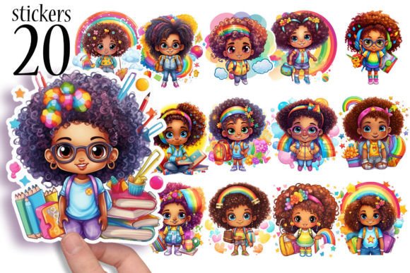 Back to School African American Chibi: A Creative Resource for Educators and Students