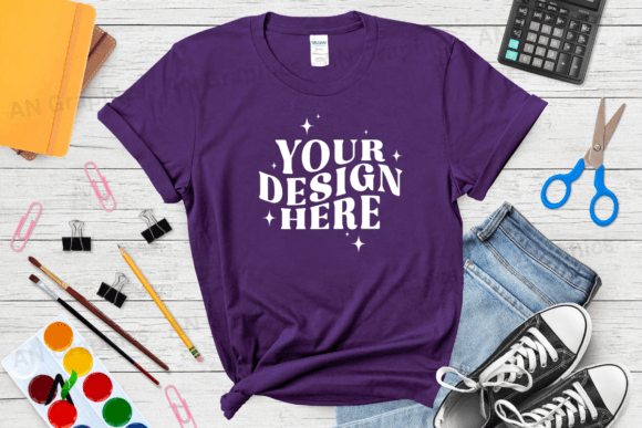 Back to School Gildan 5000 Mockup - 0121: A Creative Asset for Designers