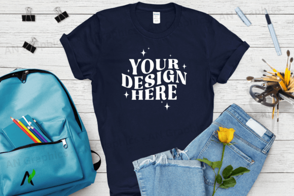 Back to School Gildan 5000 Mockup - 0186