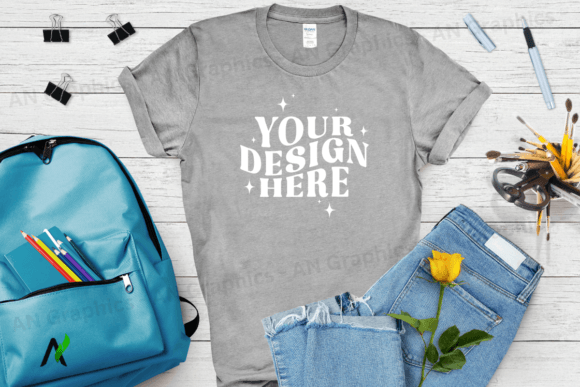 Back to School Gildan 5000 Mockup - 0201: A Versatile Tool for Designers