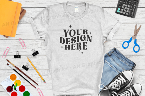 Back to School Gildan 5000 Mockup - 0216: A Versatile Tool for Designers and Creators
