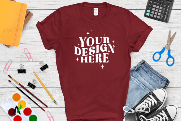 Back to School Gildan 5000 Mockup - 0222