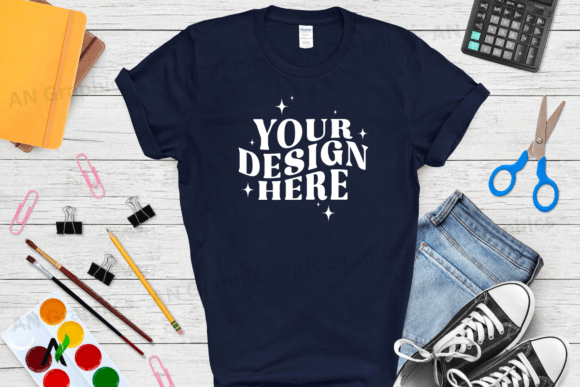 Back to School Gildan 5000 Mockup - 0256