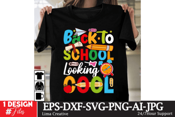 Back to School Looking Cool: A Digital Design Asset for Creative Workflows