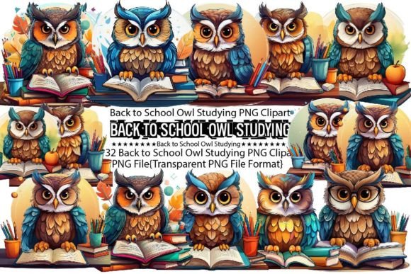 Back to School Owl Studying Sublimation: A Creative Resource for Educators and Designers
