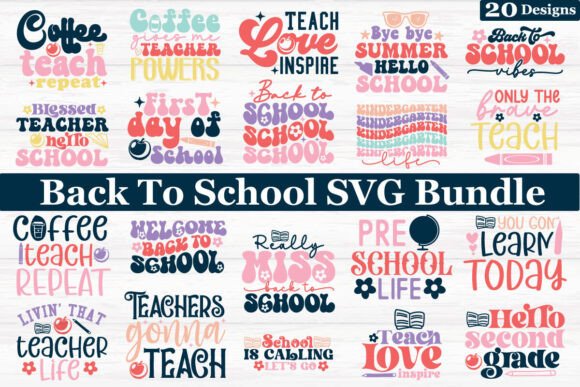 Back to School SVG Bundle