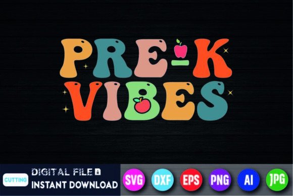 Pre-k Vibes Back to School Supplies SVG: A Versatile Design Asset for Creative Projects