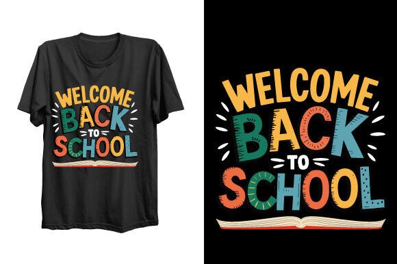 Welcome Back to School Shirt Svg: A Versatile Print Design for Every Occasion